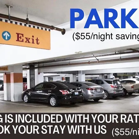 Hotel Gaslamp 2Bdrm - W Parking & 4 Beds #204